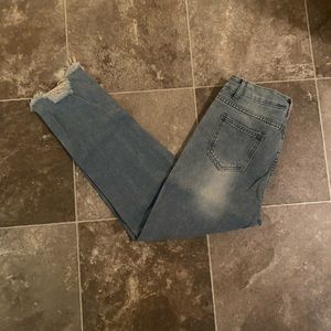 Light wash mom denim